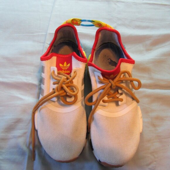 Boys Adidas x Disney NMD R1 Toy Story Sheriff Woody GS FZ4540 Size 3.5 - Picture 2 of 8